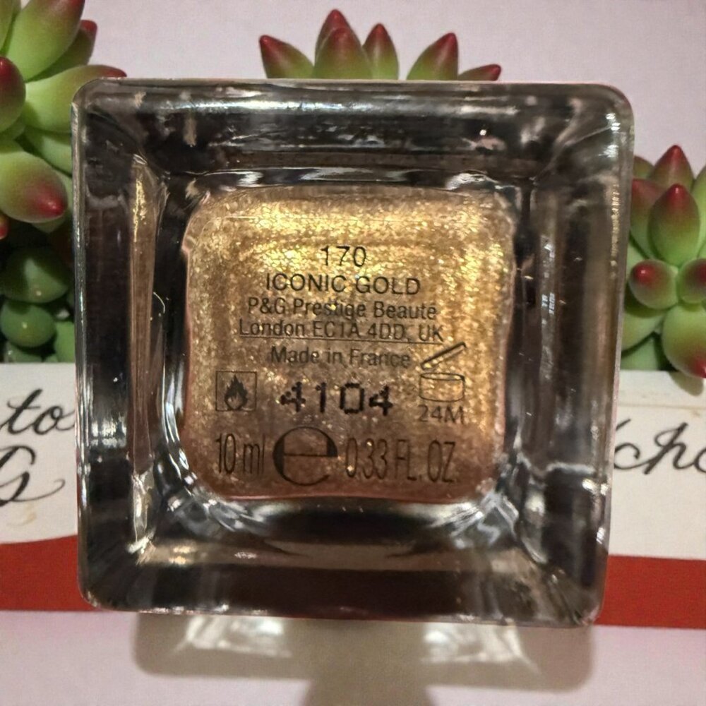 🐥 SOLD!!! 🐥 Gucci Bold High-Gloss Lacquer "Iconic Gold" 170 - NEW - Picture 2 of 2